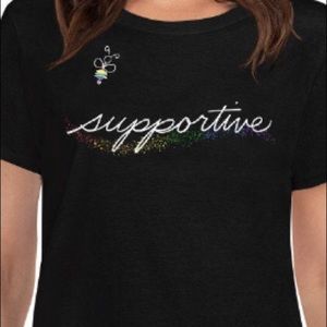 Bee Tee LGBTQ Bee Supportive Large